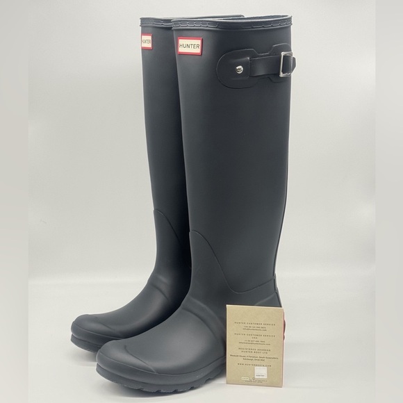 HUNTER Original Tall Rain Boot Dark Slate. - Picture 2 of 8